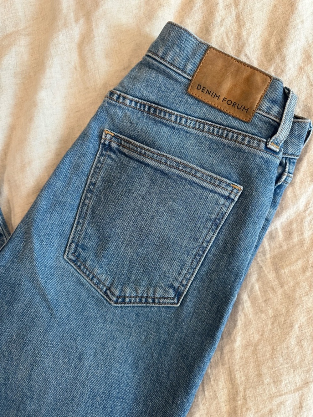 Aritzia Denim Forum Light Blue High-Rise Jeans - Picture 7 of 14